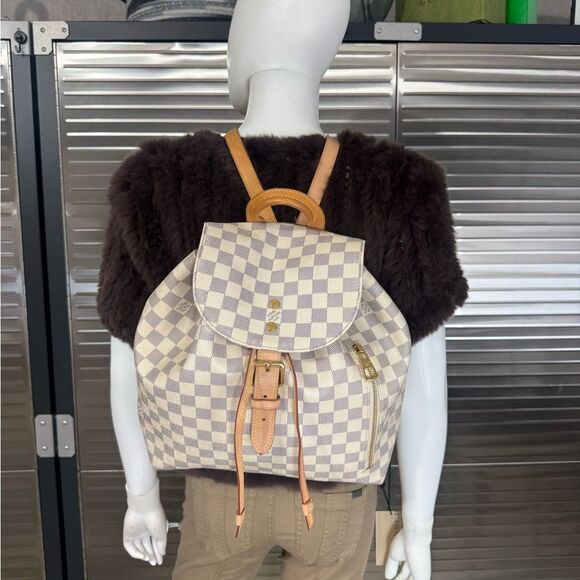 Louis Vuitton Sperone Damier Azur Canvas  Backpack - Picture 16 of 16